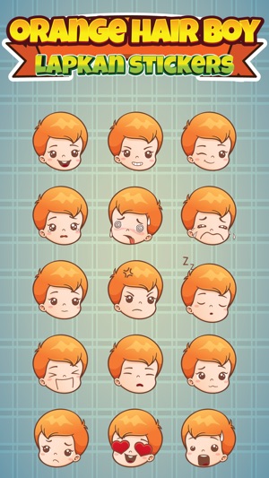 Sticker Me Orange Hair Boy(圖1)-速報App