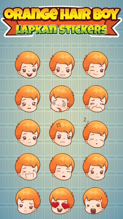 Sticker Me Orange Hair Boy