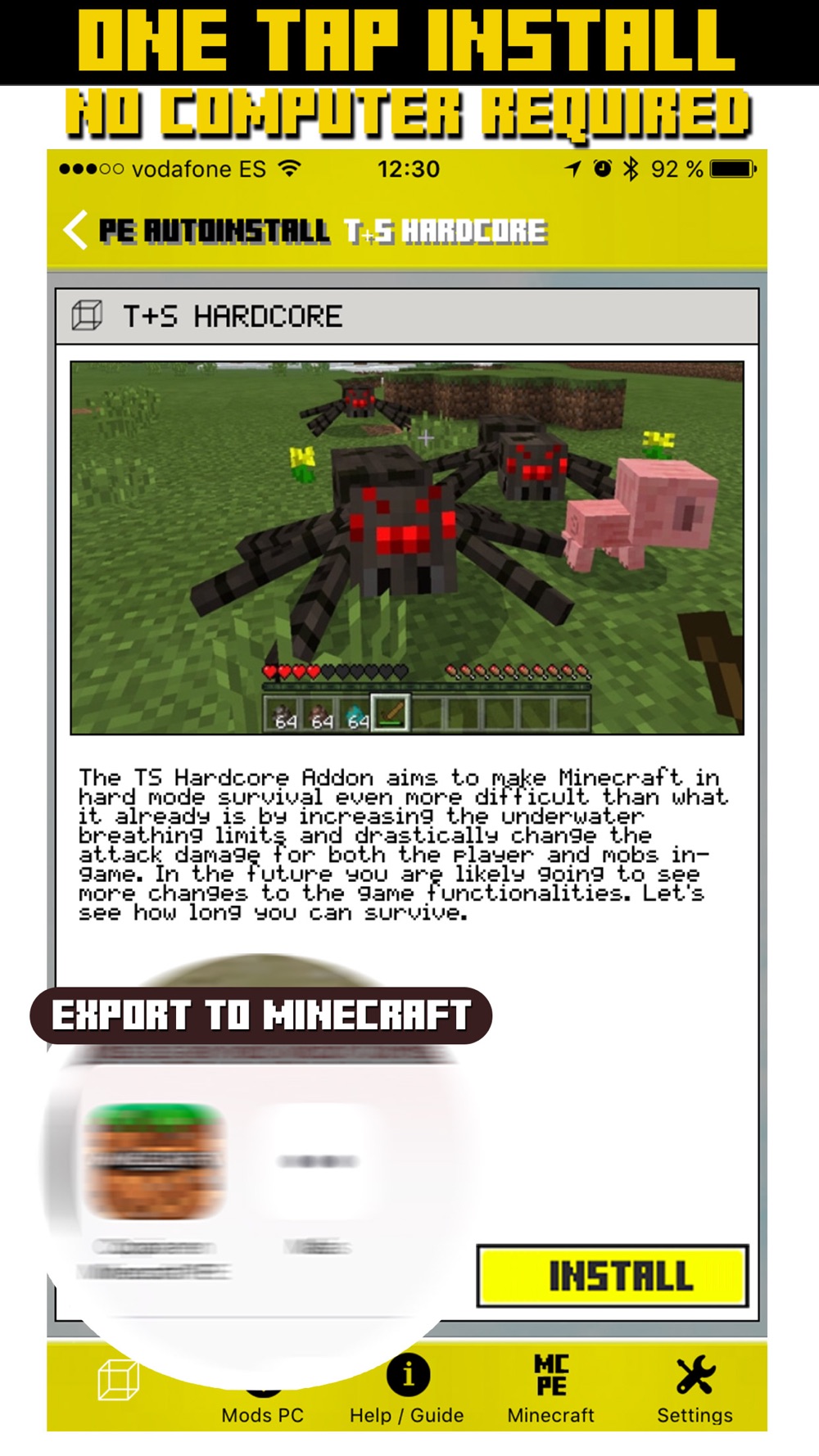 Mods For Pc Addons For Minecraft Pocket Edition Download App For Iphone Steprimo Com