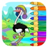 Ostriches Games Coloring Book Free Education