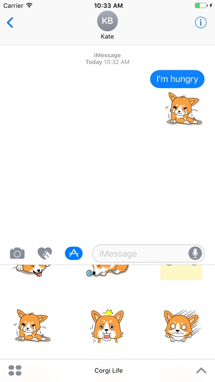 Corgi Life Sticker