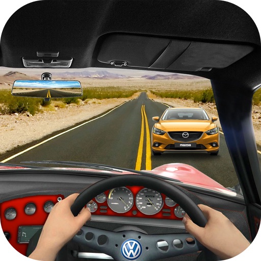 Race In Car 3D : Most wanted Speed Racing Game Icon