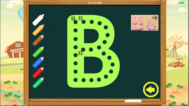 Vegetables ABC Beginning Write Educational Learn(圖2)-速報App