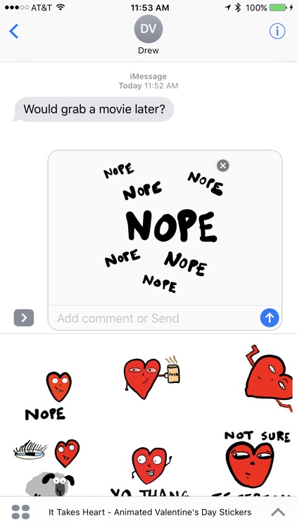 It Takes Heart Animated Stickers