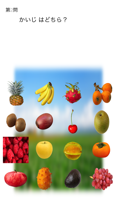 Fruits Quiz Touch クイズで楽しく世界中の果物を学ぼう！！のおすすめ画像3