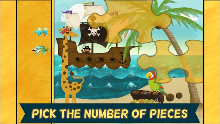 Pirate Preschool Puzzle - Toddler Games Complete