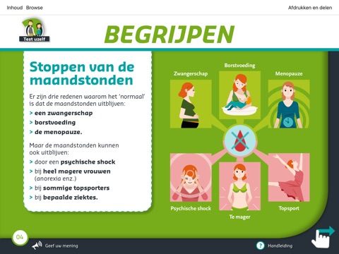 Menopauze – Visuele e-Gids van de Patiënt screenshot 4