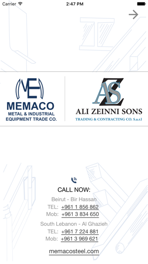 MEMACO Ali Zeinni Sons Steel(圖1)-速報App