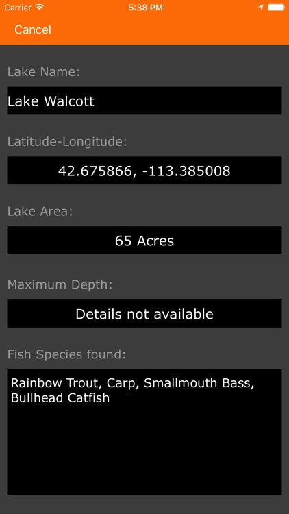 Wyoming, Montana, Idaho - Fishing Lakes