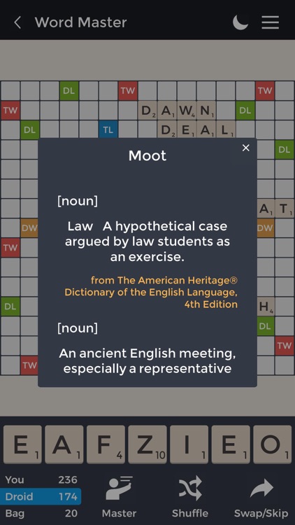 Word Master - Practical scrabble-like board game