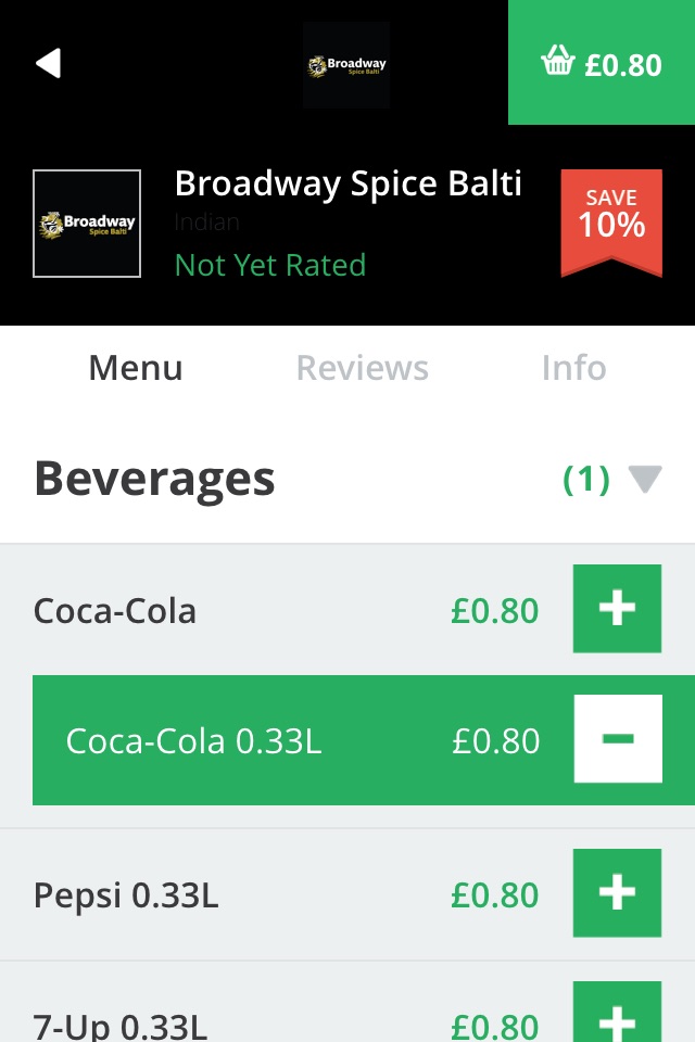 Broadway Spice Balti screenshot 4