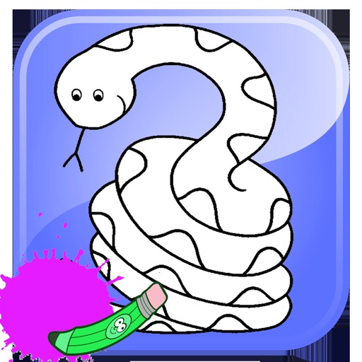 Snail Coloring Game For Toddle Icon