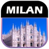 Milan, Italy Offline Travel Map Guide