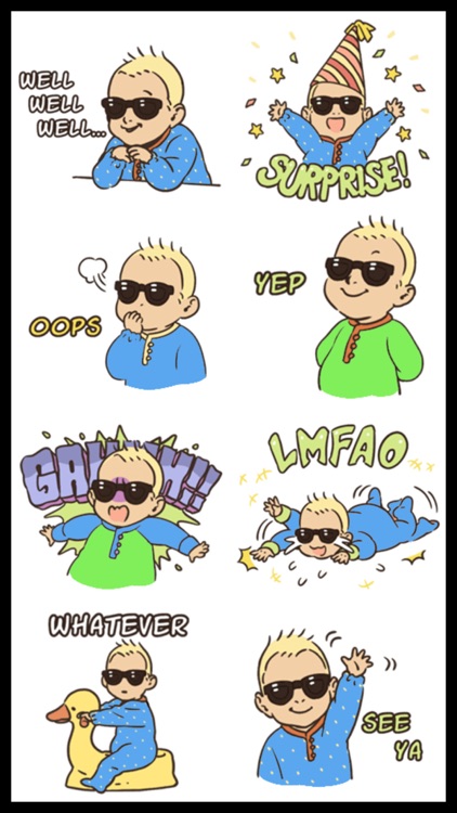 Cool Baby Stickers screenshot-3