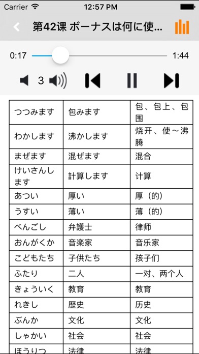 大家的日语初级1、2册单词全集 -背诵日本... screenshot1