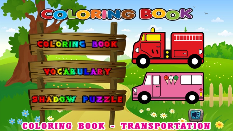 Kids Coloring Pages - Toddler Cars Transportation