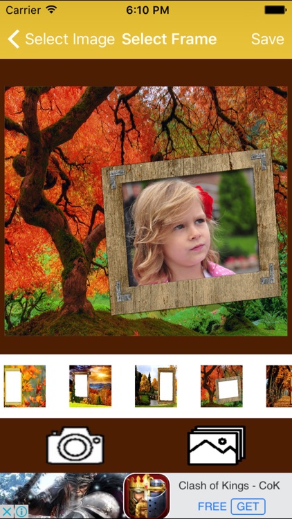 Nature Photo Frame And Pic Collage