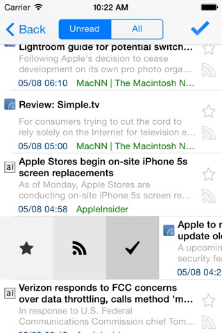 tiny Reader RSS screenshot 2