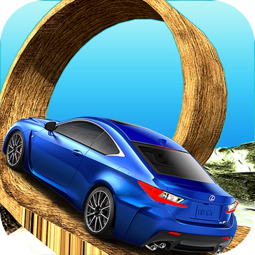 Challenging Car race : Addictive Stunt In Space
