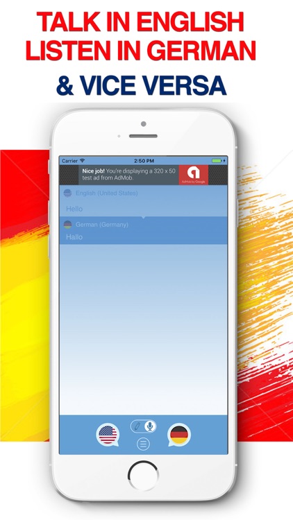 English to German Voice Translator Dictionary App