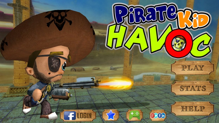 Pirate Kid Havoc Free: Fun Shooting Games For Kids