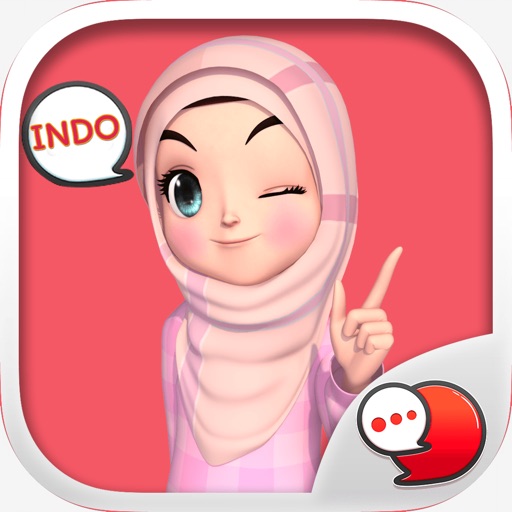 Amarena 3D Hijabgirl Indo Stickers for iMessage iOS App