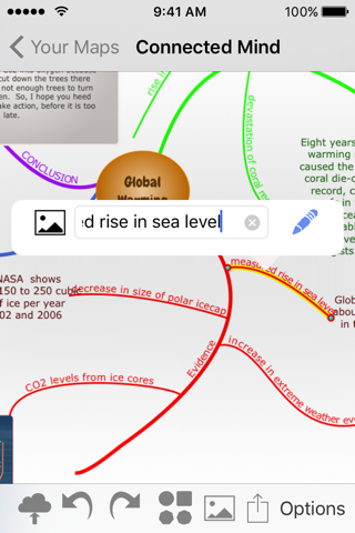 Connected Mind (mind mapping) screenshot 2