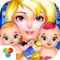 Cute Twins' Perfect Holiday-Baby Salon Makeup