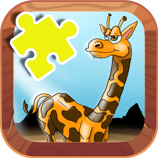Animal Giraffe Jigsaw Games Puzzle For Children icon
