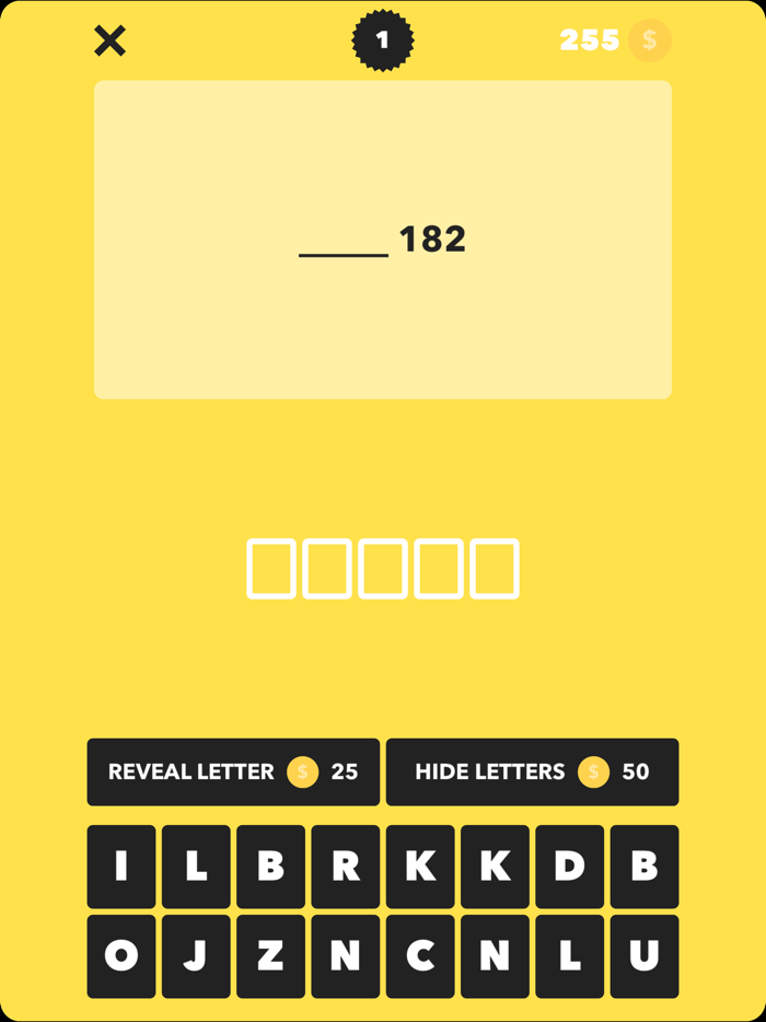 Trivia Pop Band Blanks