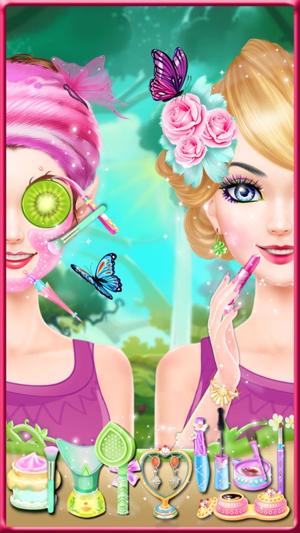 Magical Fairy Salon Makeover Game