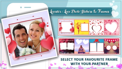 Lovester: Premium Love Photo Frames & Stickers screenshot 2