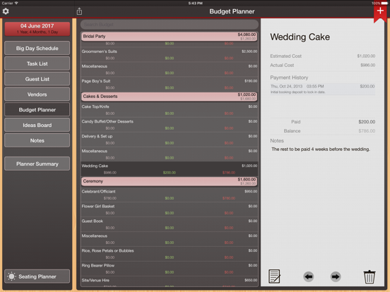 Wedding Planner PRO screenshot