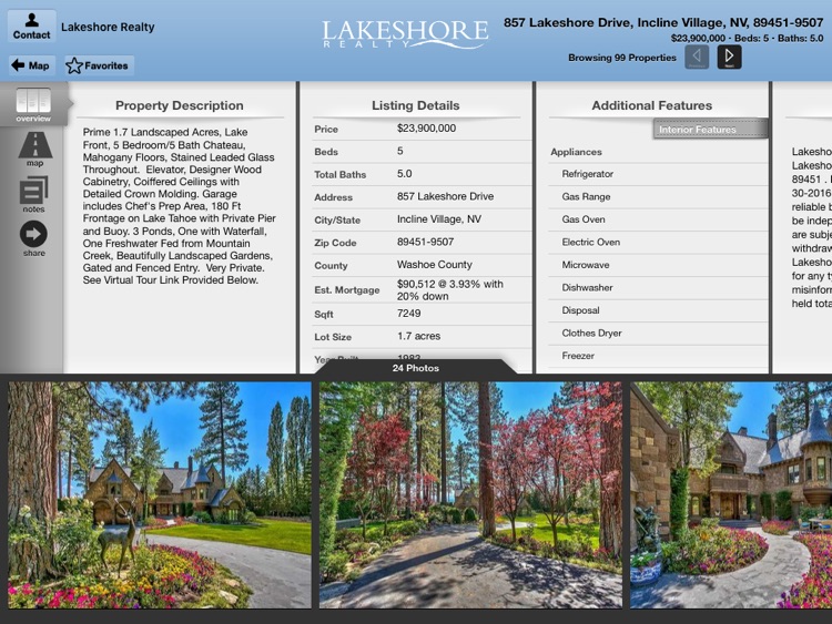 Lakeshore Realty Mobile for iPad screenshot-3