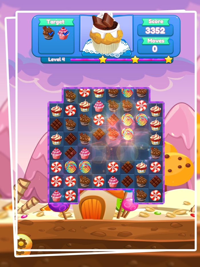 Sweet Cake Crunch Bakery Match 3 Blast King