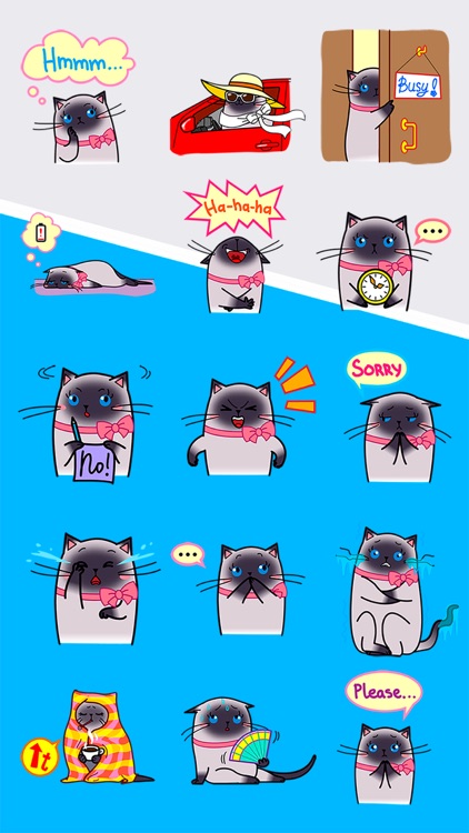 Sima The Cat Stickers Pack 1