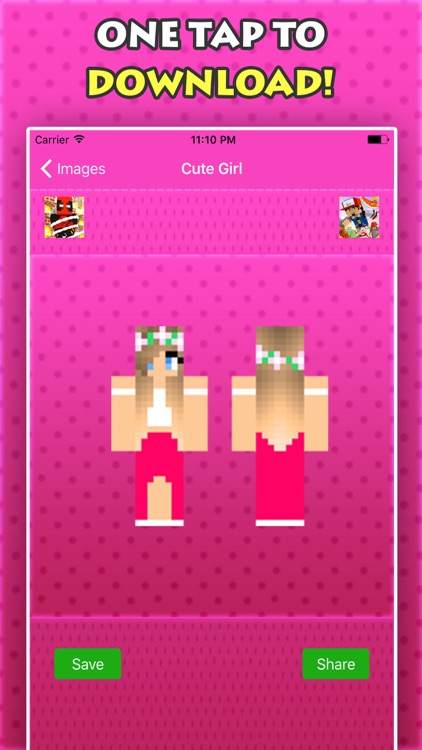 New CUTE GIRL SKINS FREE For Minecraft PE & PC screenshot-3