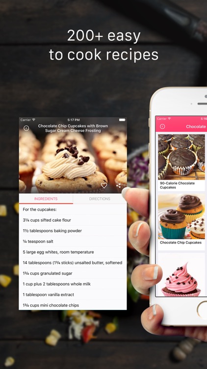 Cupcake Recipes: Baking, delicious cake recipes screenshot-0