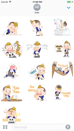 James The Pretty Boy English Stickers(圖3)-速報App