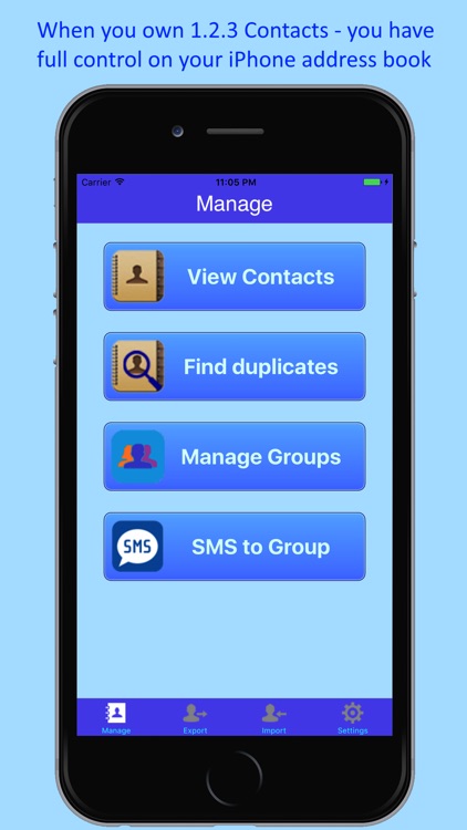 1.2.3 Contacts Backup Lite