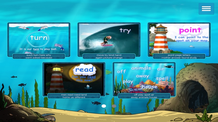 Island Sight Word Videos Set #2