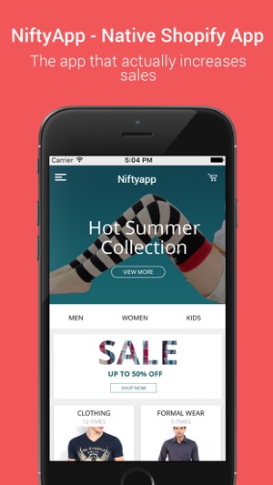 NiftyApps -  Mobile App for Shopify