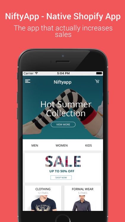 NiftyApps -  Mobile App for Shopify