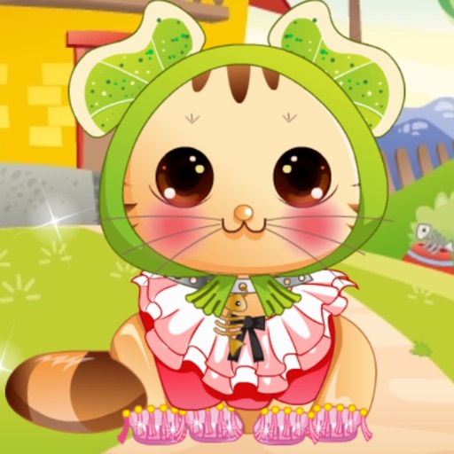 Sprouting kitten dress up Icon