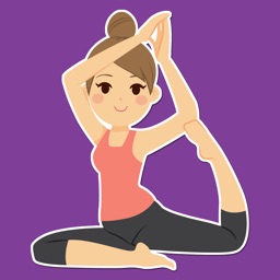 Yoga Stretching and Fitness Sticker Pack