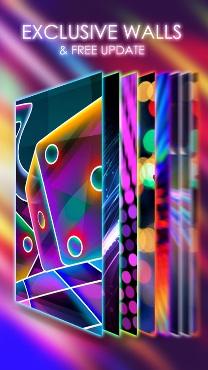 Blur Lock Screen Maker Wallpapers for Neon Lights
