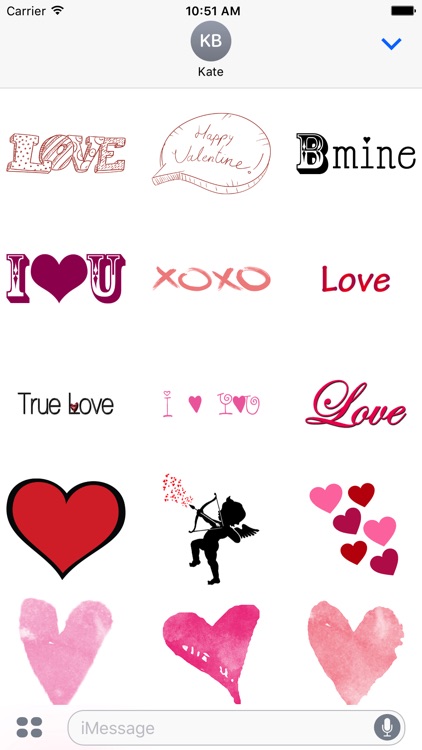 Cute Love Sticker for iMessage screenshot-4