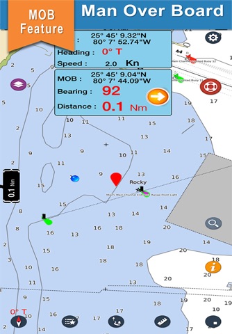 Le Havre Dunkerque offline nautical boating charts screenshot 4