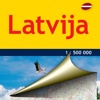 Латвия. Карта автодорог
