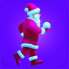 Santa Claus-Playing Snowballs*
